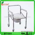 Chaise de commode pliante en acier portatif